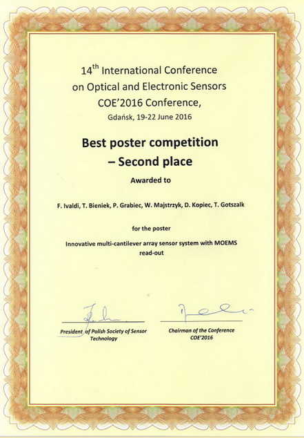 Best poster diploma