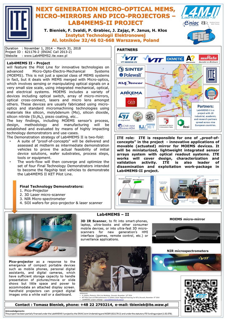 XII Konferencja Naukowa Technologia Elektronowa ELTE'2016, 11-14 September 2016, Wisła, Poland